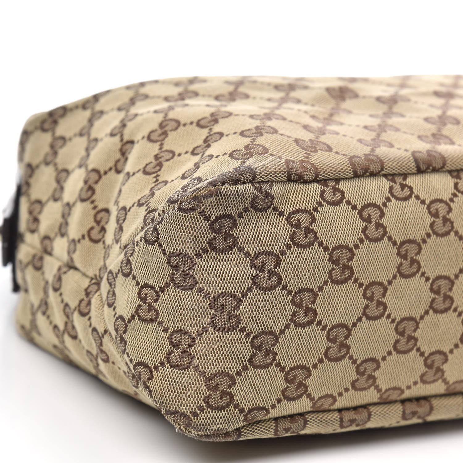 Gucci Monogram Medium Horsebit Chain Hobo Dark Brown 8 of 13