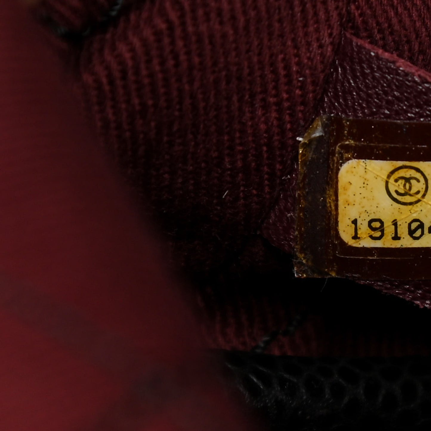 Grained Calfskin Large Shopping Fever Tote Black