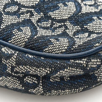 Christian Dior Monogram Mini Saddle Pochette Navy 11 of 11