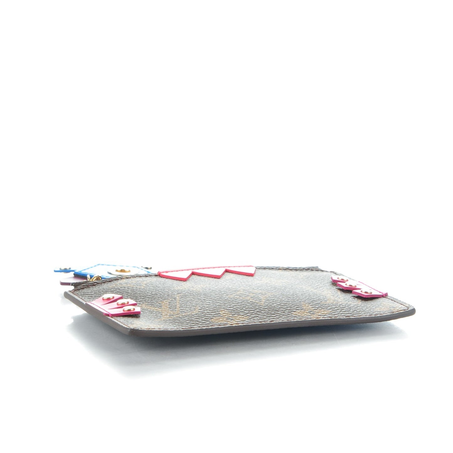 Monogram Totem Key Pouch Flamingo