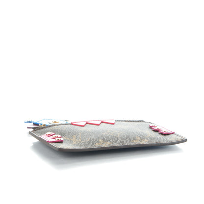 Louis Vuitton Monogram Totem Key Pouch Flamingo 4 of 7