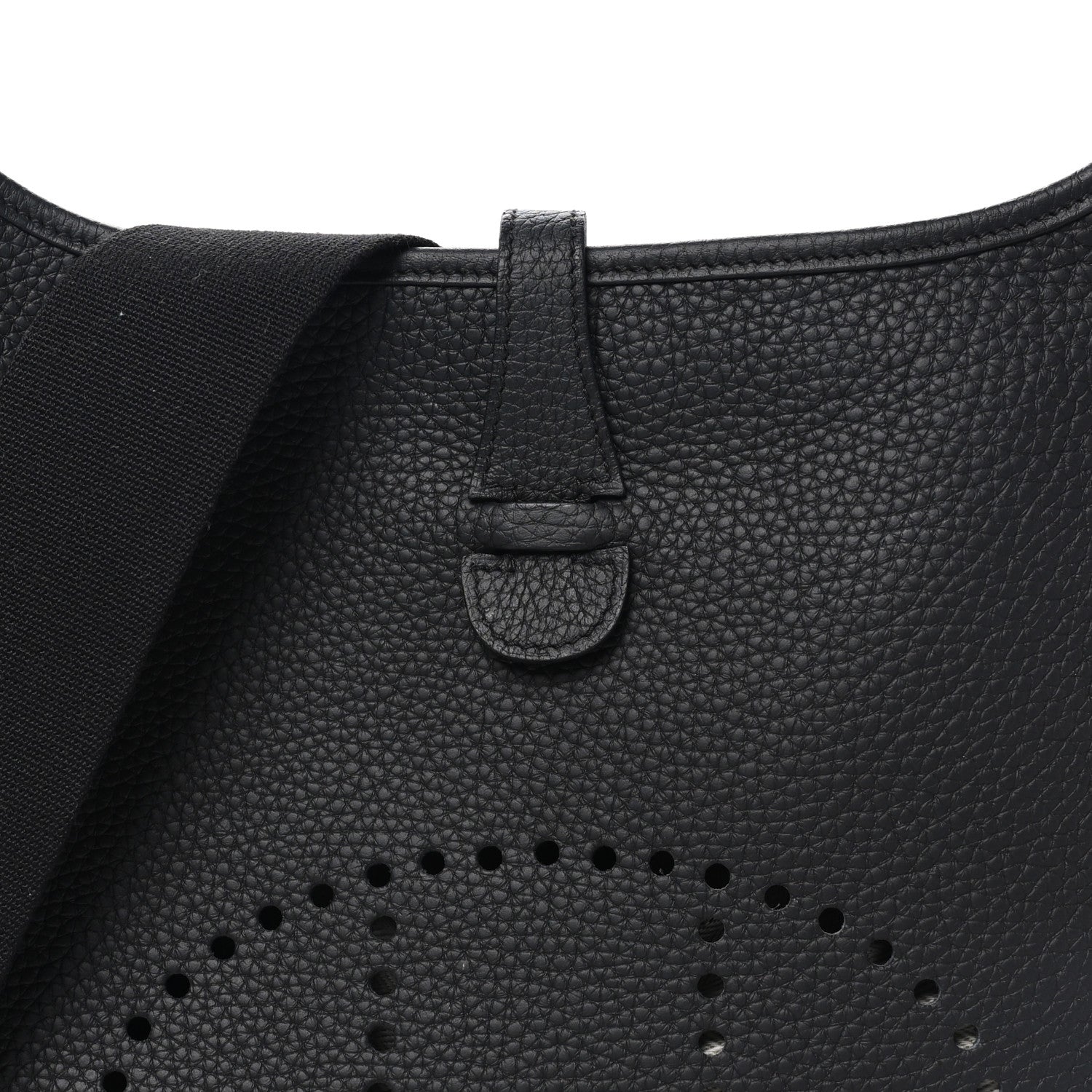 Hermes Taurillon Clemence Evelyne III PM Black 8 of 10