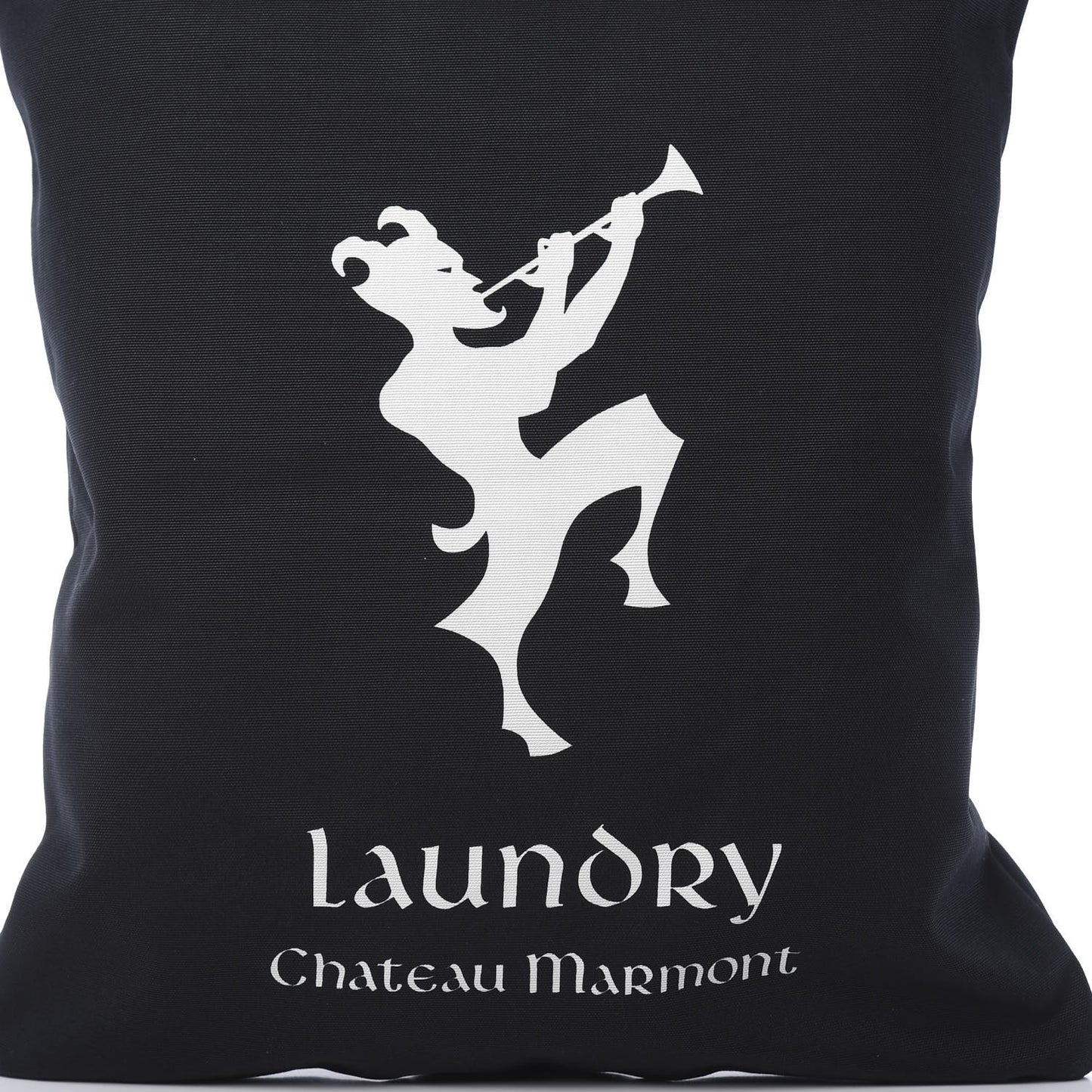 Canvas Chateau Marmont Drawstring Tote Black