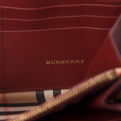 Burberry Vintage Check Elmore Zip Around Wallet Crimson 6 of 8