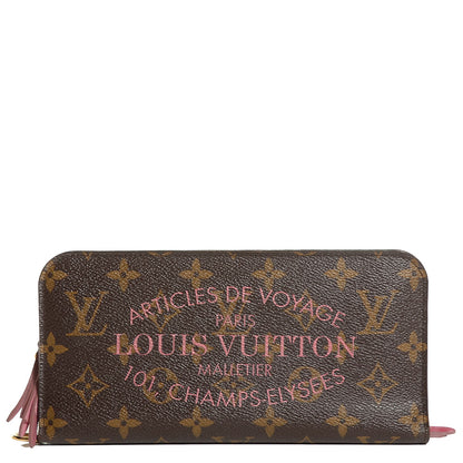 Louis Vuitton Monogram Ikat Insolite Wallet Rose Velours 1 of 8