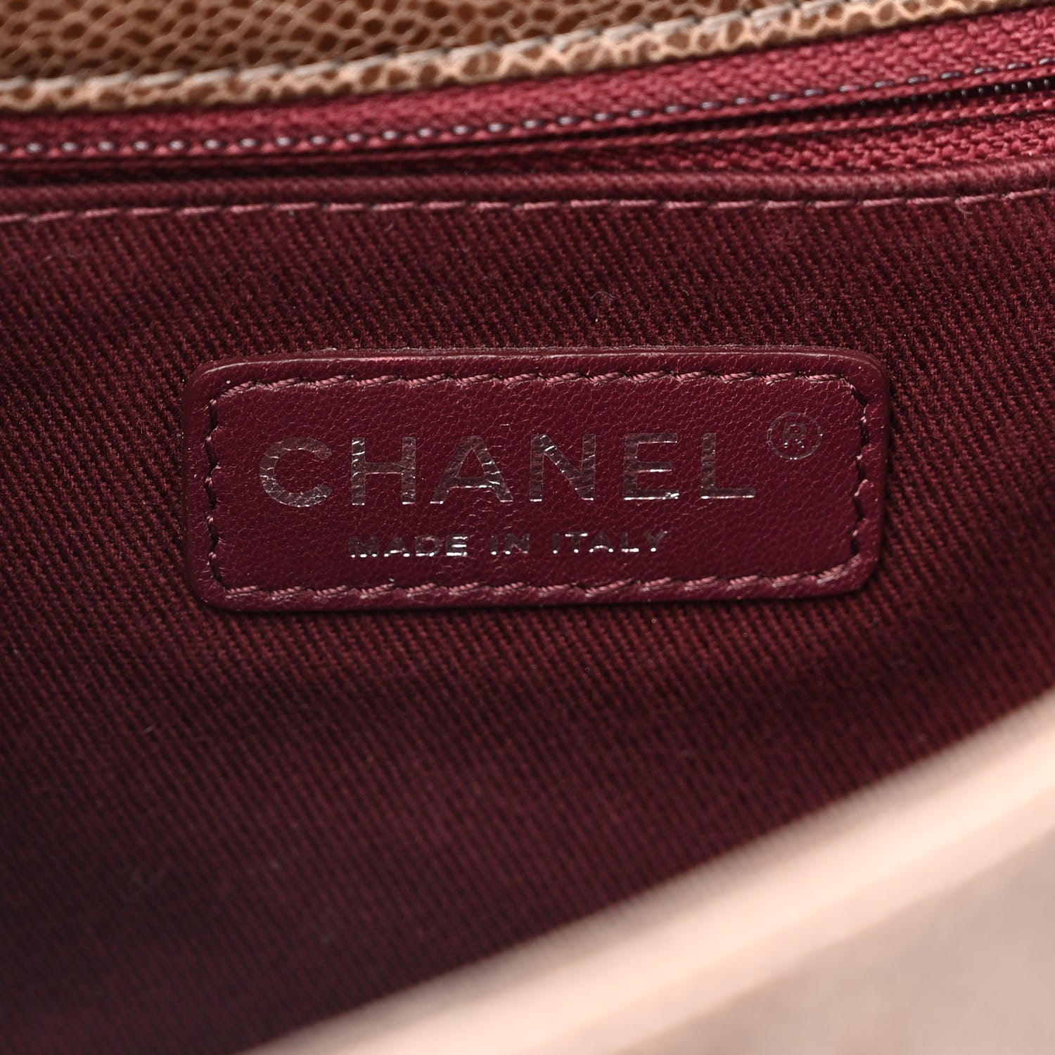 Chanel Crumpled Grained Calfskin Jumbo CC Crave Flap Brown 6 of 12