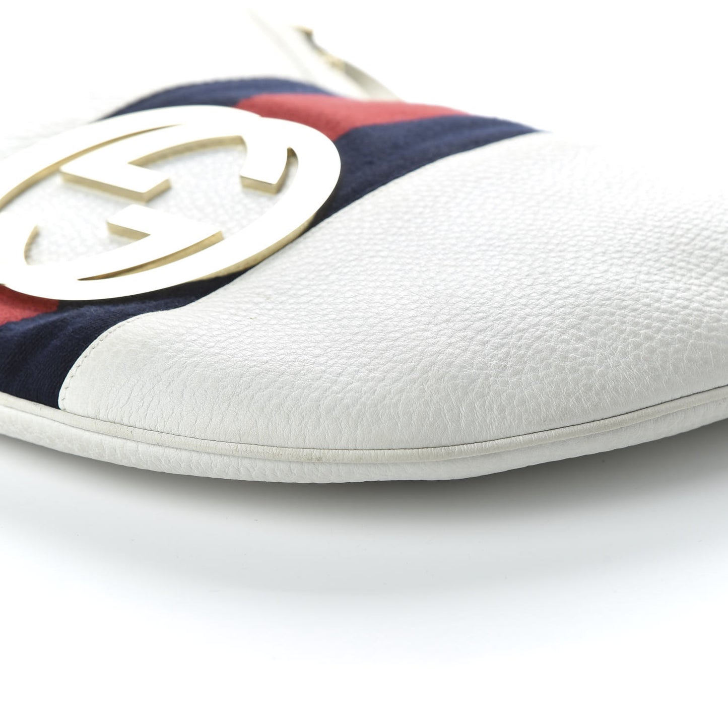 Calfskin Web Blondie Hobo White