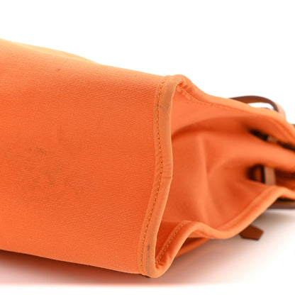 Hermes Vache Hunter Toile Herbag Zip 31 PM Orange 11 of 11