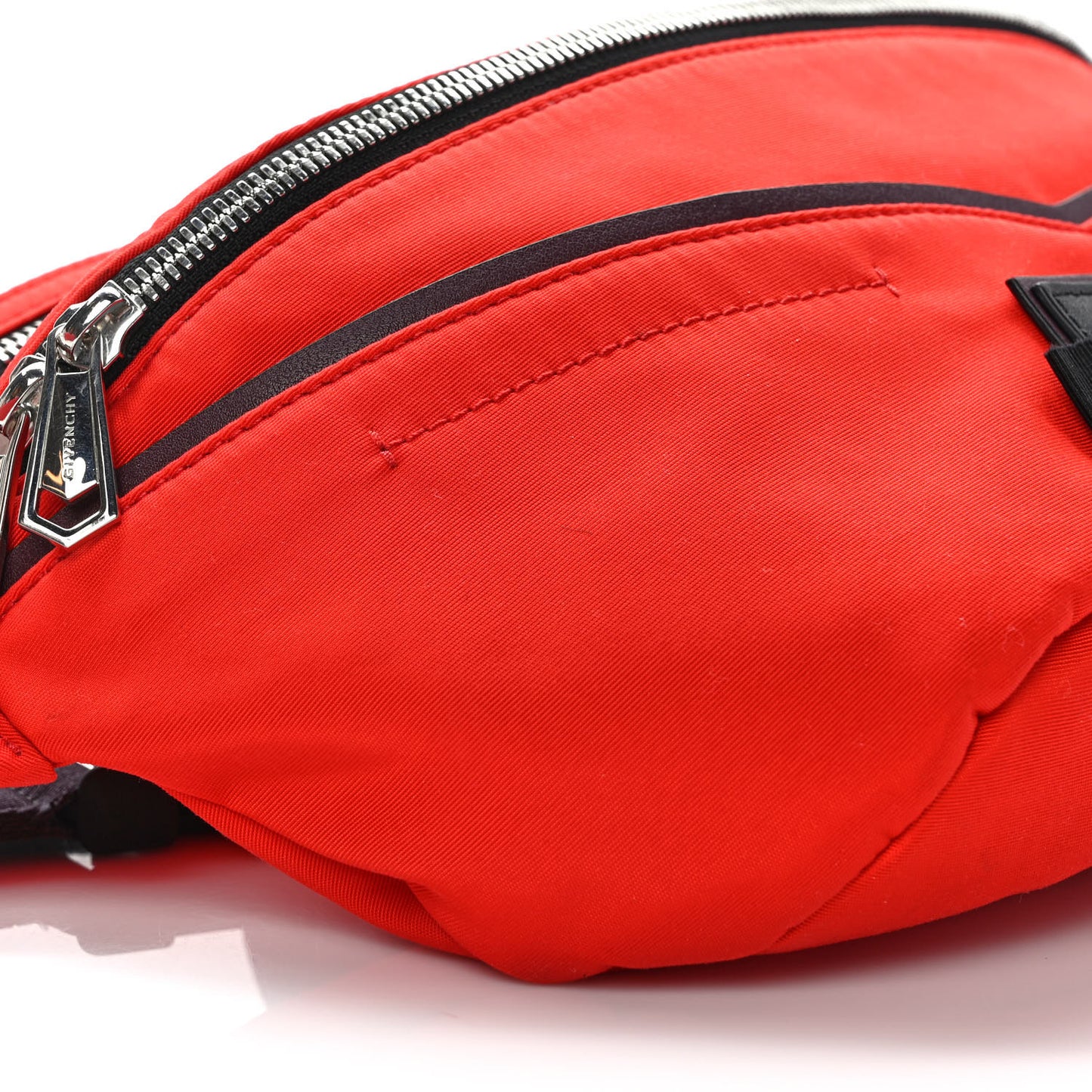Nylon Downtown Bum Bag Red Black