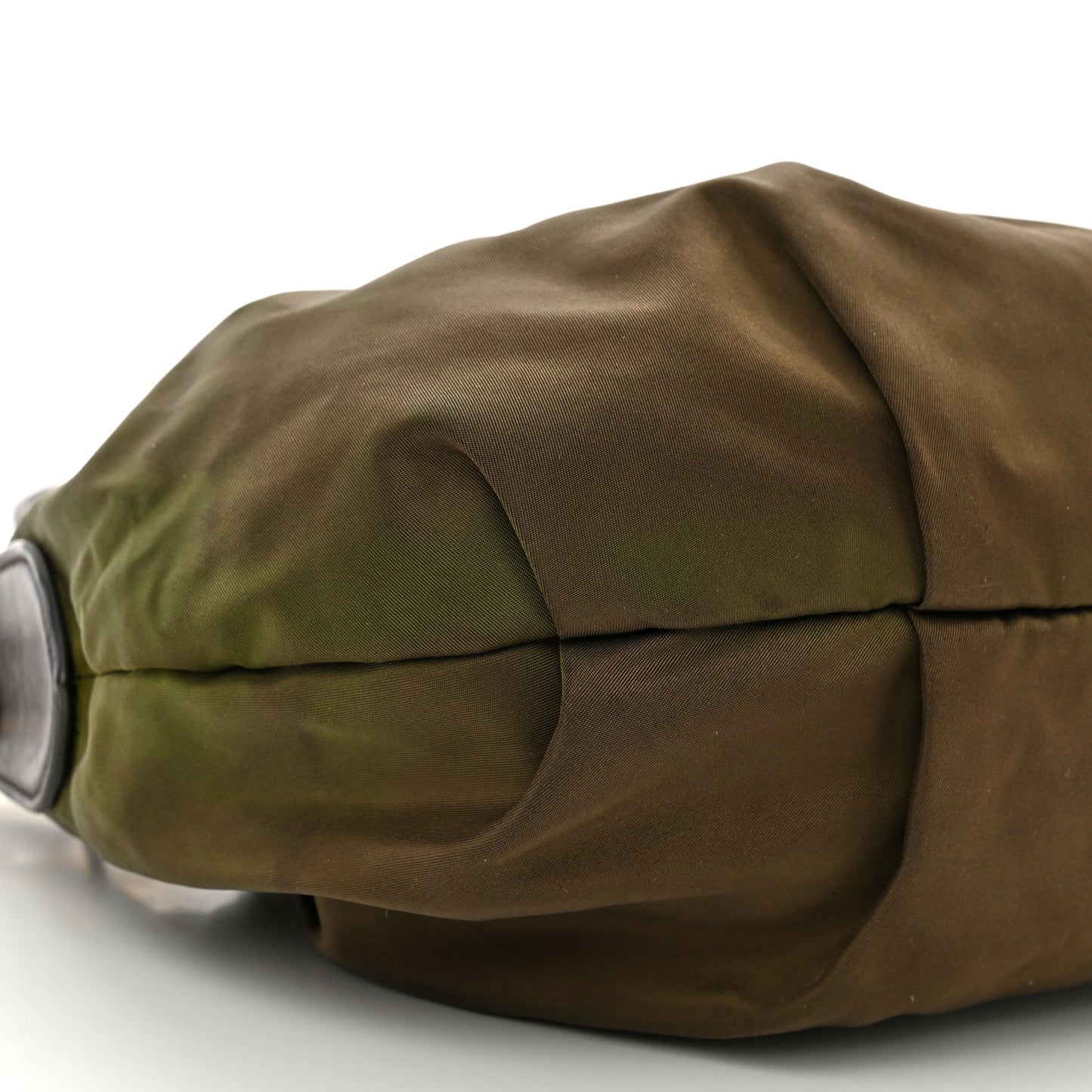 Tessuto Nylon Vitello Daino Hobo Bruciato