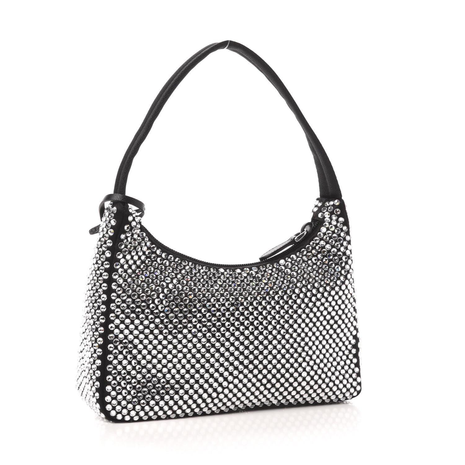 Prada Satin Crystal Mini Re-Edition 2000 Bag Cristal 3 of 11