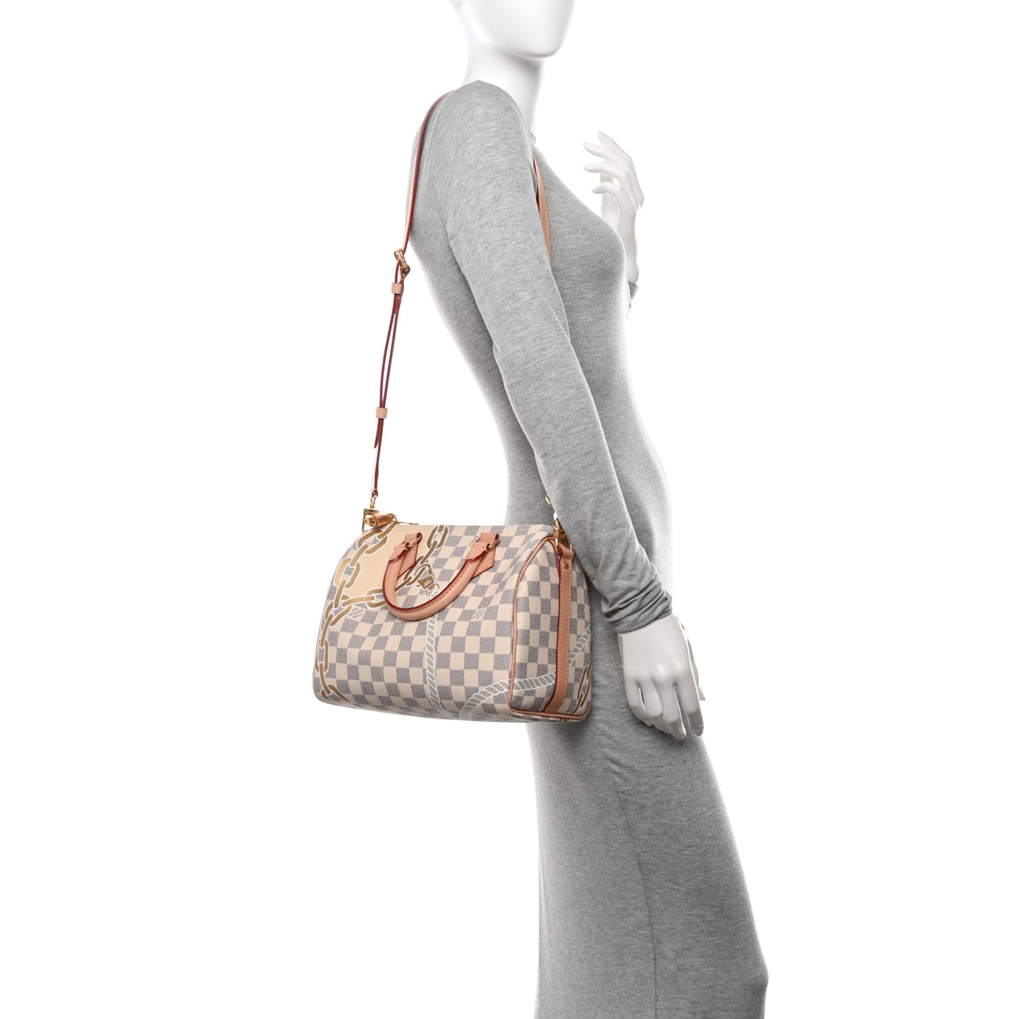 Damier Azur Nautical Speedy Bandouliere 25