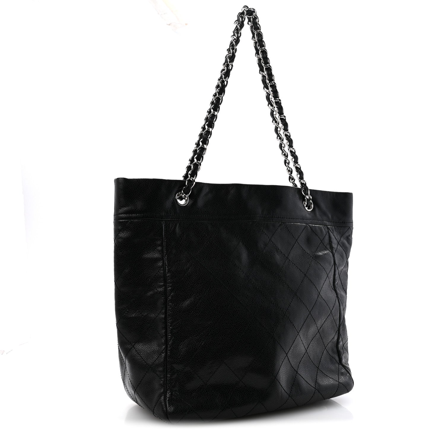 Chanel Soft Caviar Large Timeless CC Shopping Tote Black 3 of 11