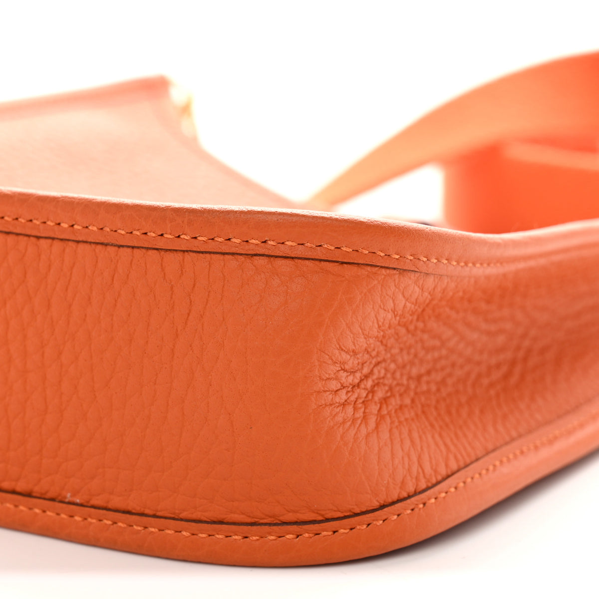 Hermes Taurillon Clemence Evelyne TPM Orange 10 of 10