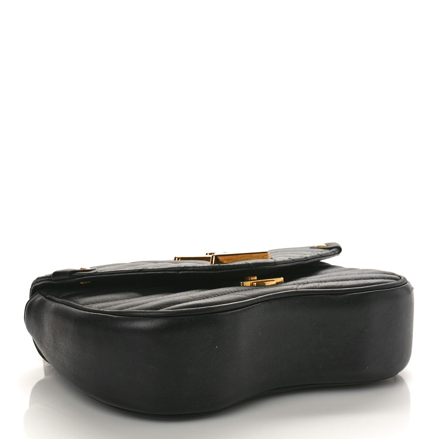 Calfskin New Wave Chain MM Black