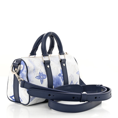 Louis Vuitton Monogram Watercolor Keepall XS Blue 3 of 10