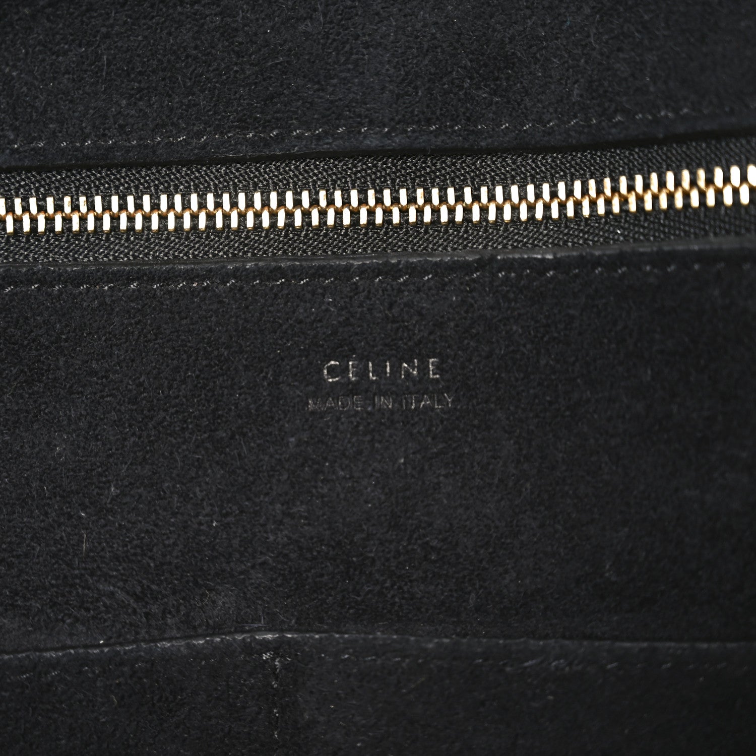 Celine Bullhide Calfskin Medium Ring Bag Black 9 of 18