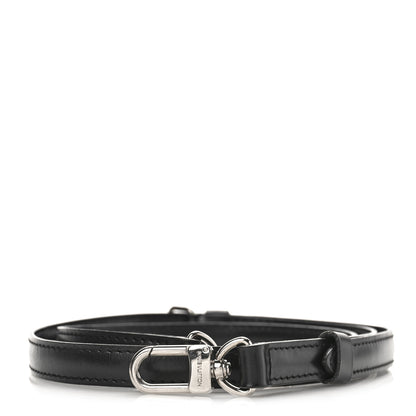 Louis Vuitton Calfskin 16mm Adjustable Shoulder Strap Black 1 of 3