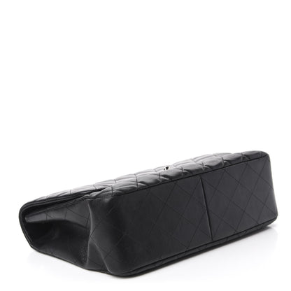 Chanel Lambskin Quilted Jumbo Single Flap Black 4 of 12