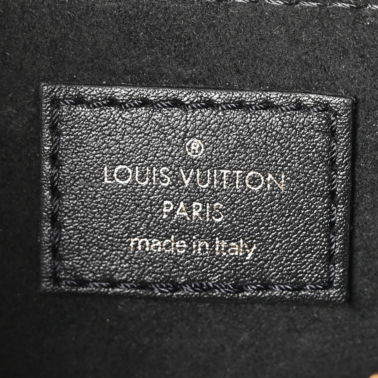 Calfskin LV New Wave Chain Bag Black