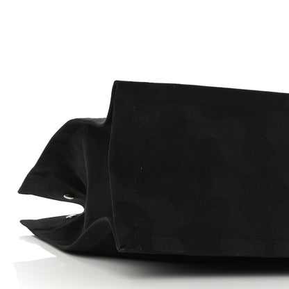 Saint Laurent Linen Calfskin Rive Gauche Tote Black 8 of 8