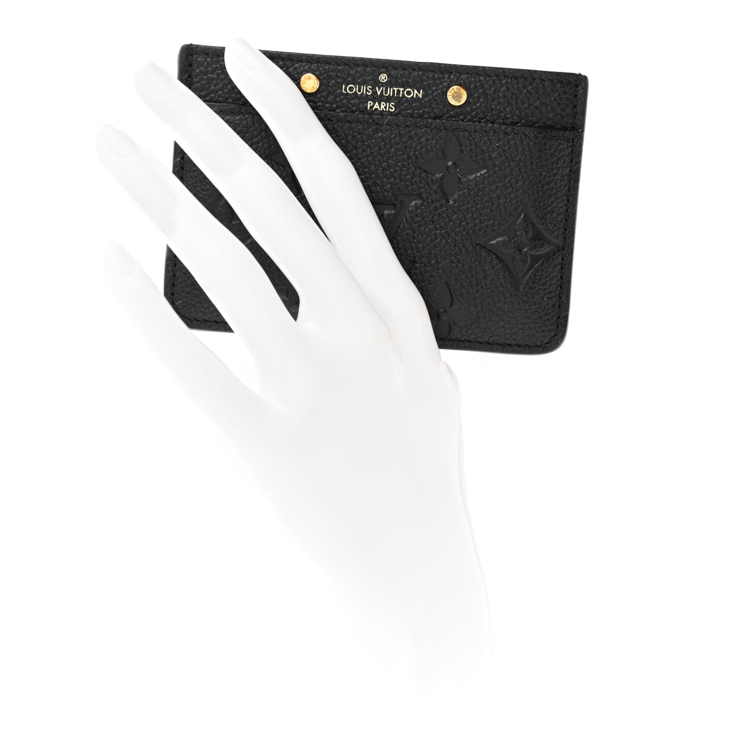 Louis Vuitton Empreinte Card Holder Black 2 of 7