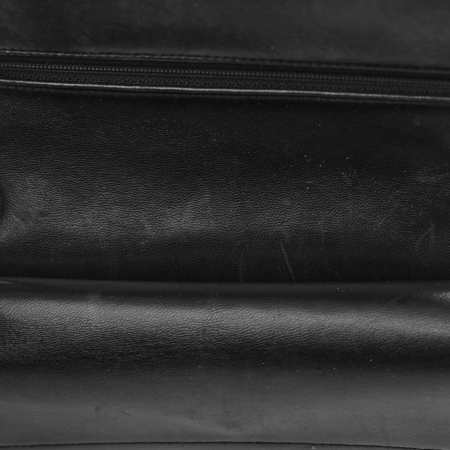Chanel Lambskin Quilted Medium Double Flap Black 17 of 19