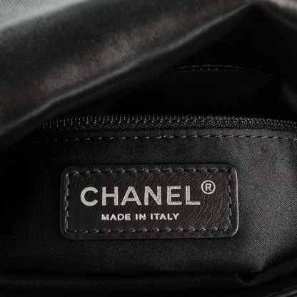 Chanel Lambskin Quilted Large 3 Flap Black 6 of 7