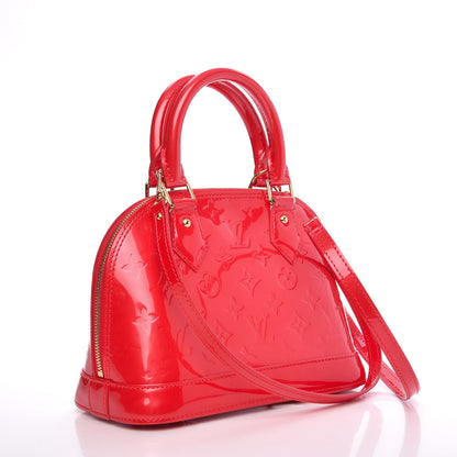Louis Vuitton Vernis Alma BB Rouge Grenadine 4 of 8