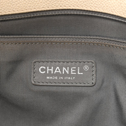 Chanel Caviar Quilted French Riviera Hobo Dark White 6 of 16