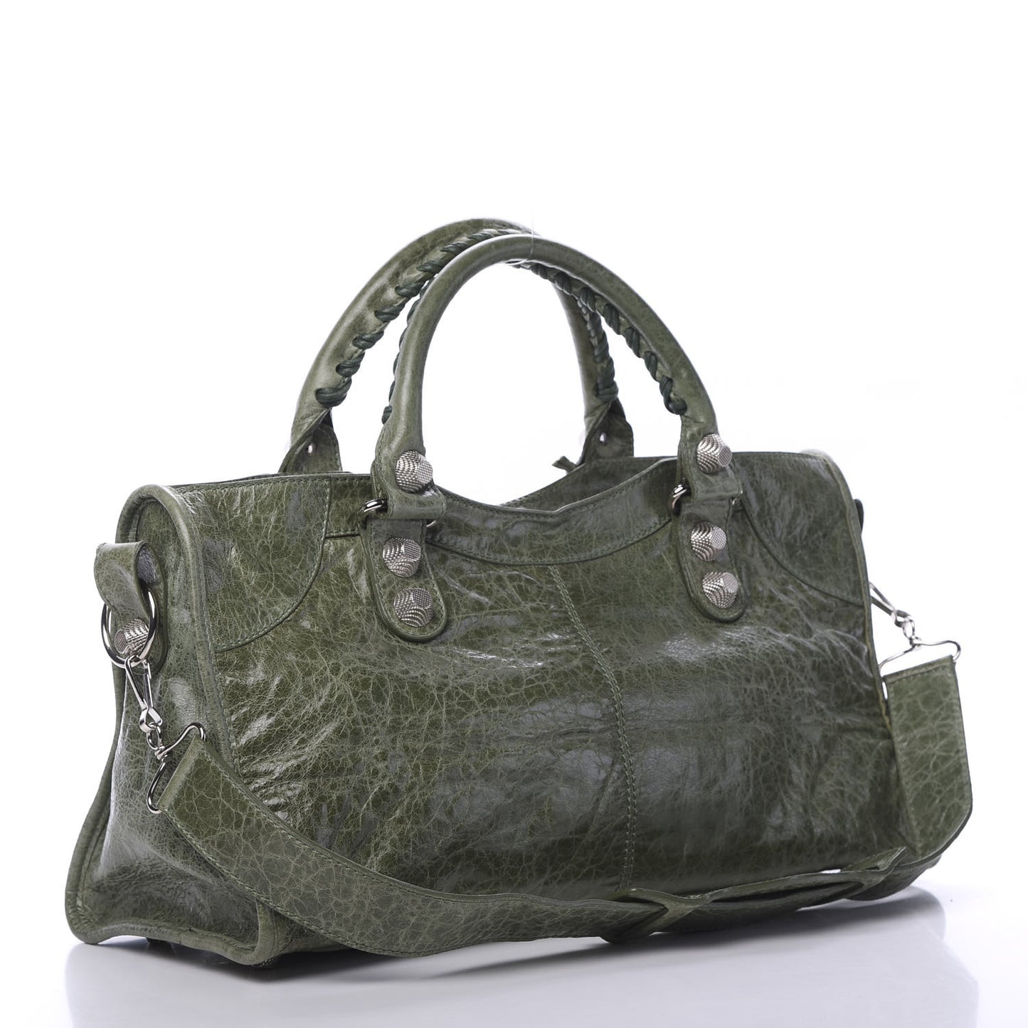 Agneau Giant 21 Silver Hardware Part Time Vert Militaire