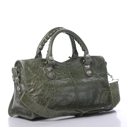 Balenciaga Agneau Giant 21 Silver Hardware Part Time Vert Militaire 2 of 9