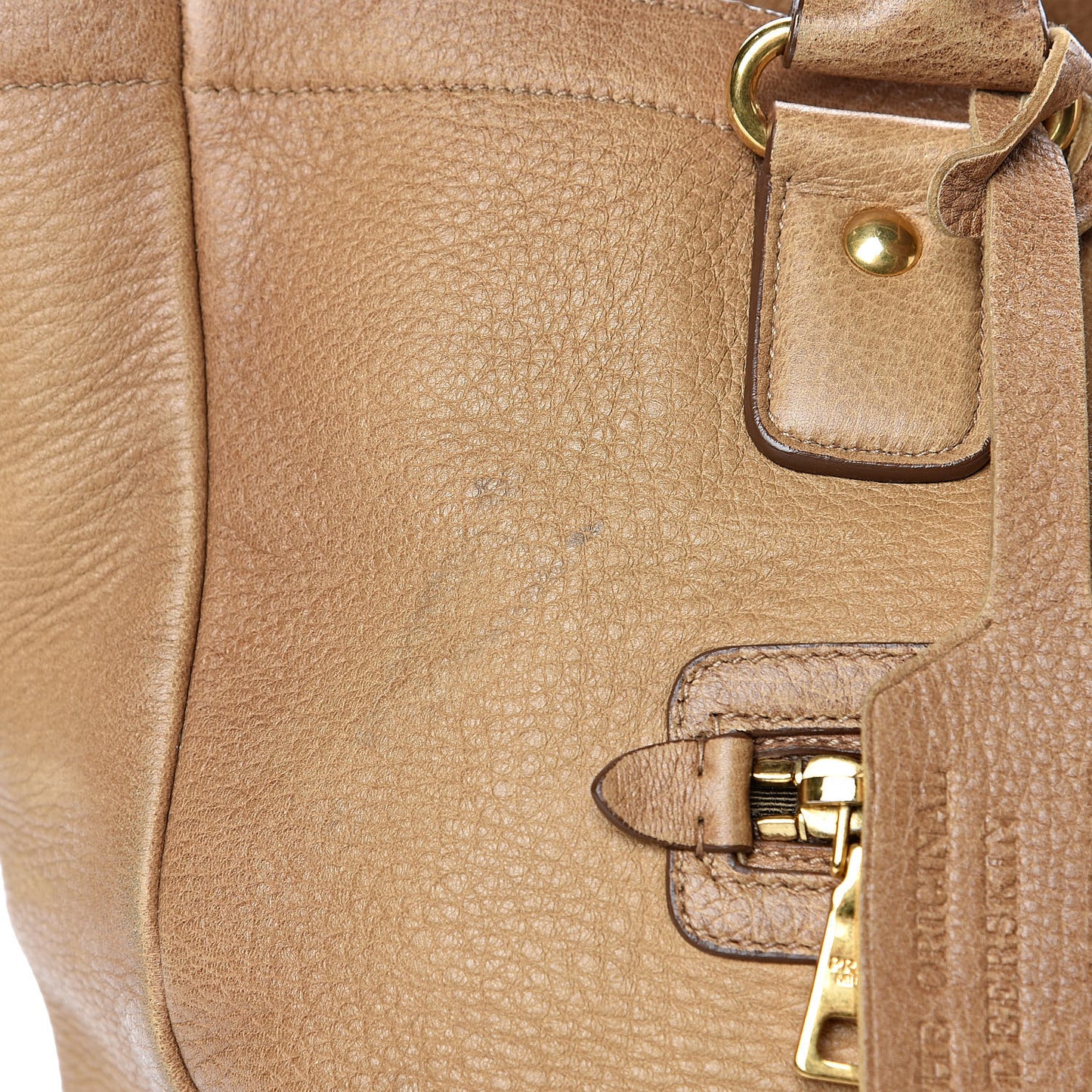 Vitello Daino Shopping Tote Sughero