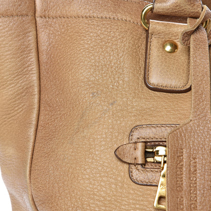 Prada Vitello Daino Shopping Tote Sughero 17 of 20