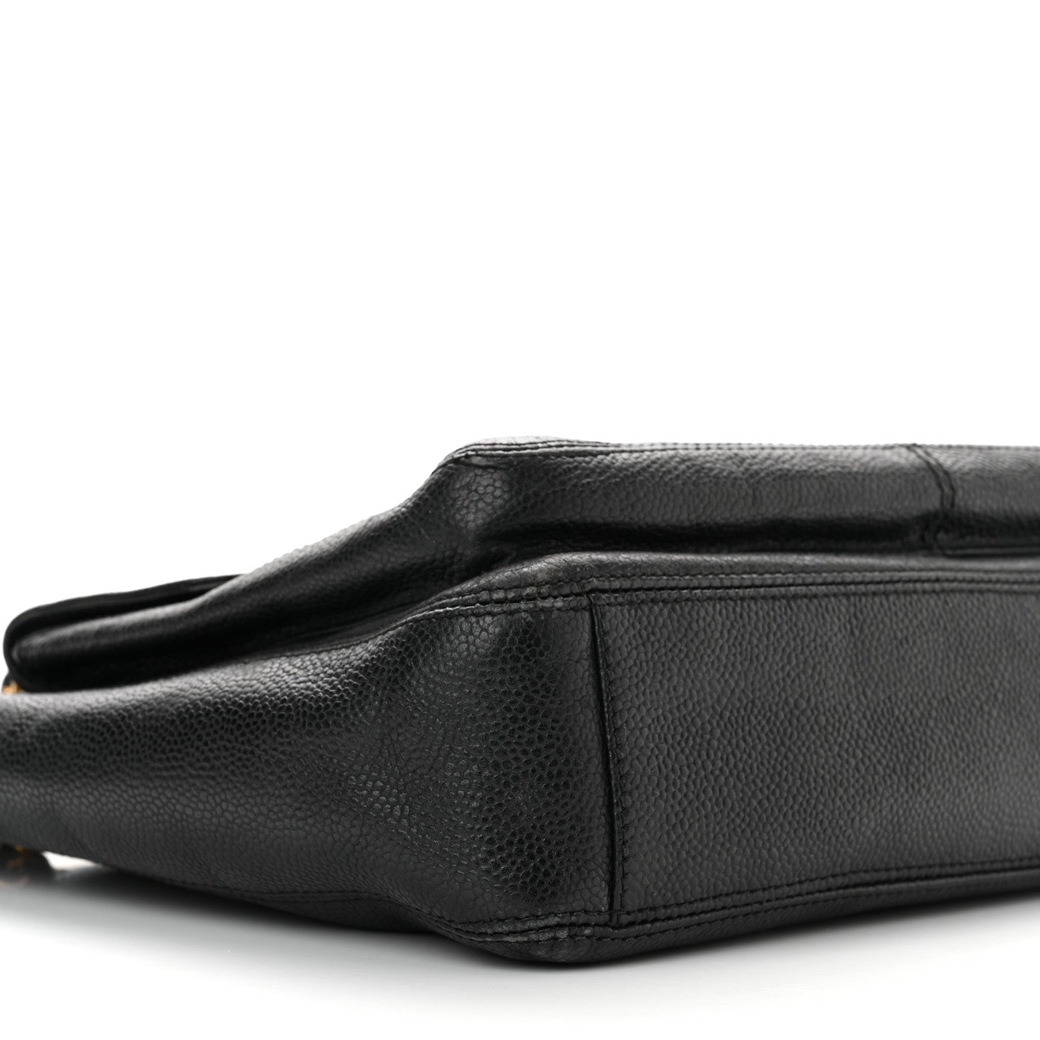 Chanel Caviar CC Shopper Tote Black 9 of 10