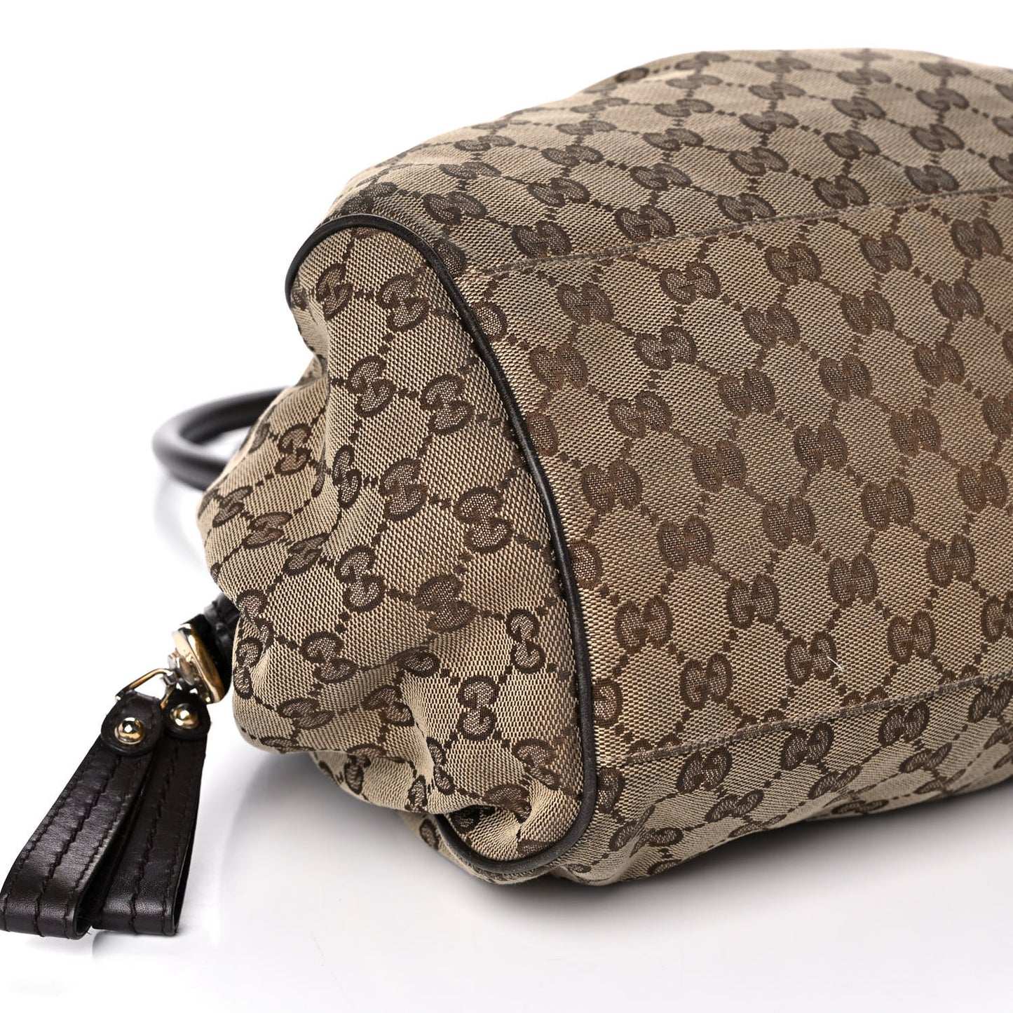 Monogram Medium Sukey Boston Bag Brown