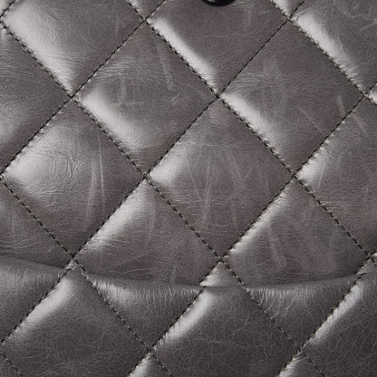 Chanel Glazed Calfskin Quilted Large CC Delivery Tote Grey 13 of 13