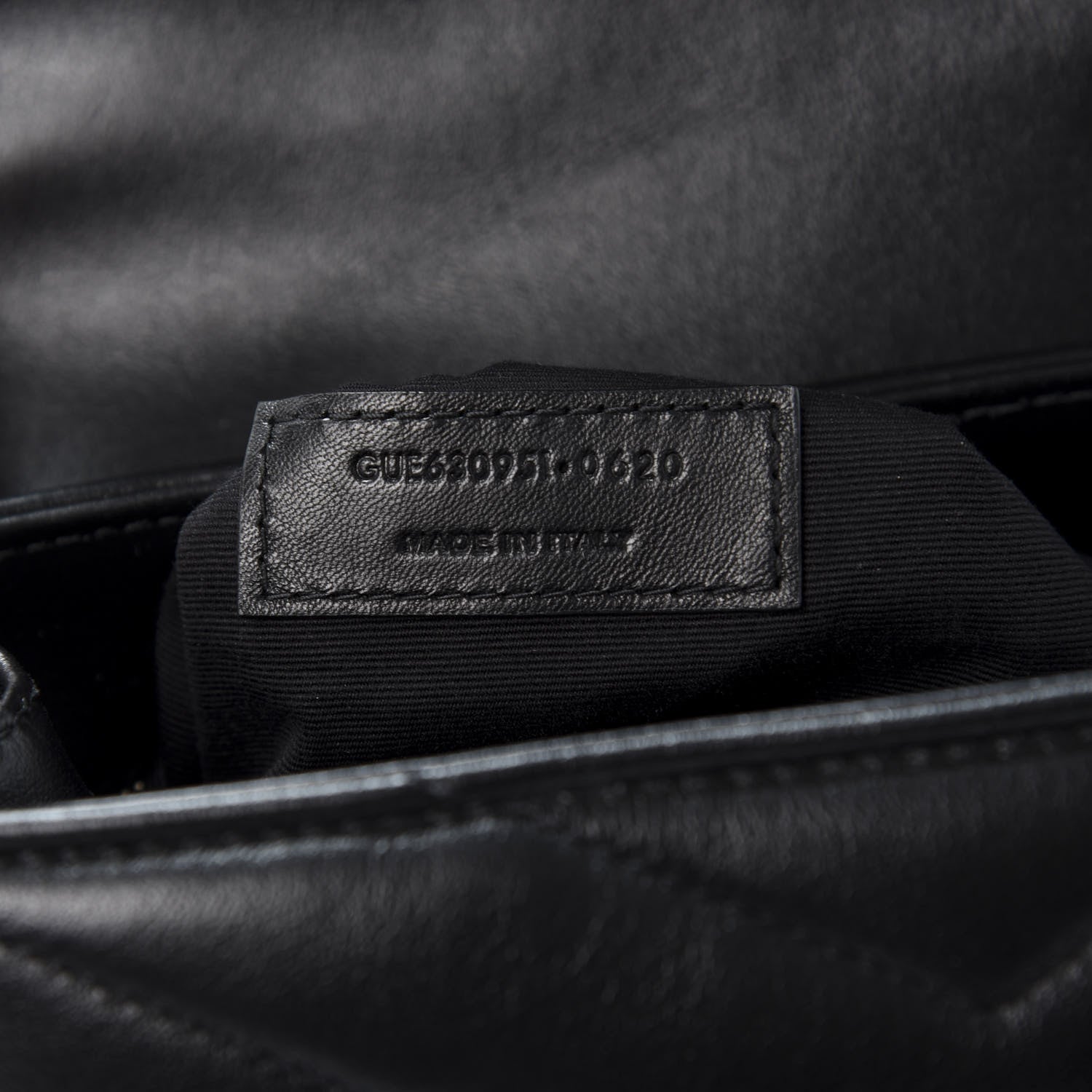 Saint Laurent Calfskin Y Quilted Monogram Toy Loulou Crossbody Bag Black 9 of 11