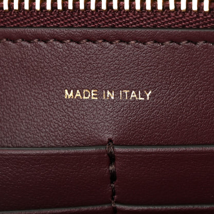 Burberry Calfskin Logo Hazelmere Wallet With Detachable Strap Deep Maroon 7 of 10