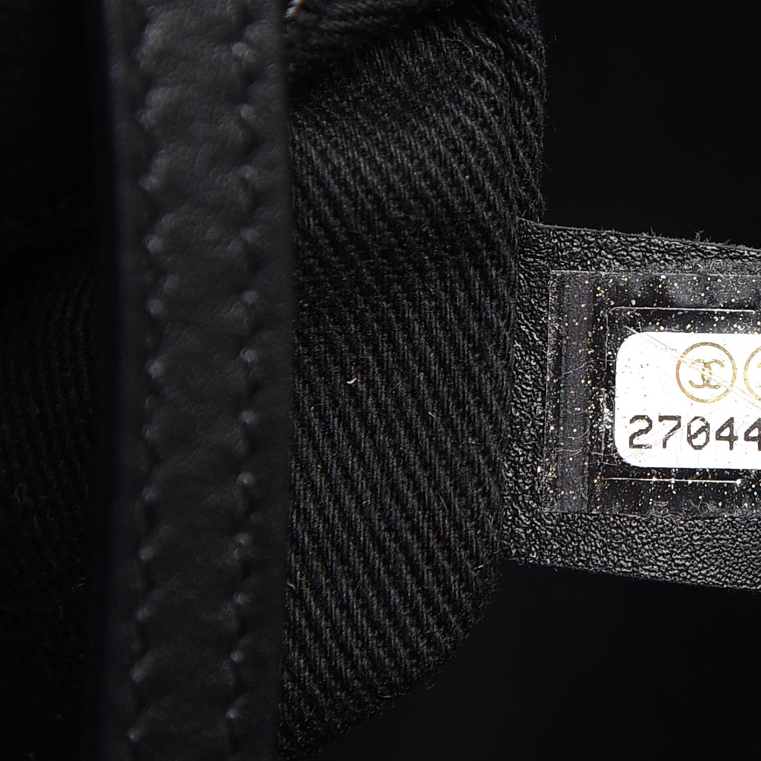 Chanel Woven Straw Raffia Large Deauville Tote Black 7 of 12