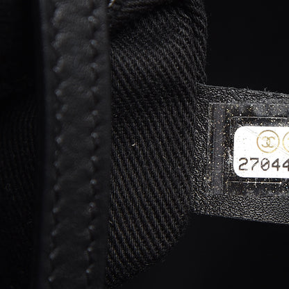 Chanel Woven Straw Raffia Large Deauville Tote Black 7 of 12