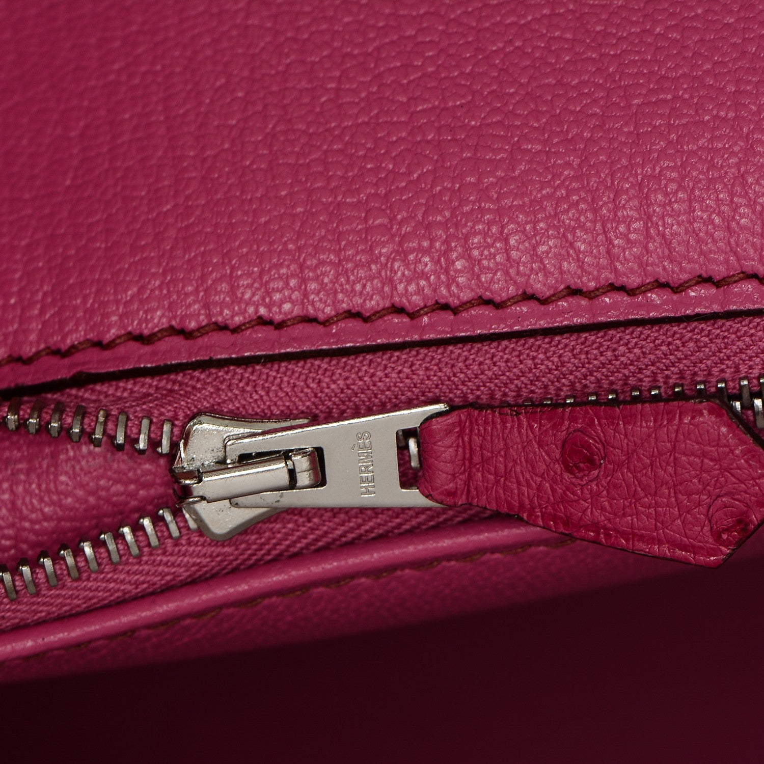 Hermes Ostrich HAC Birkin 32 Fuchsia 22 of 28