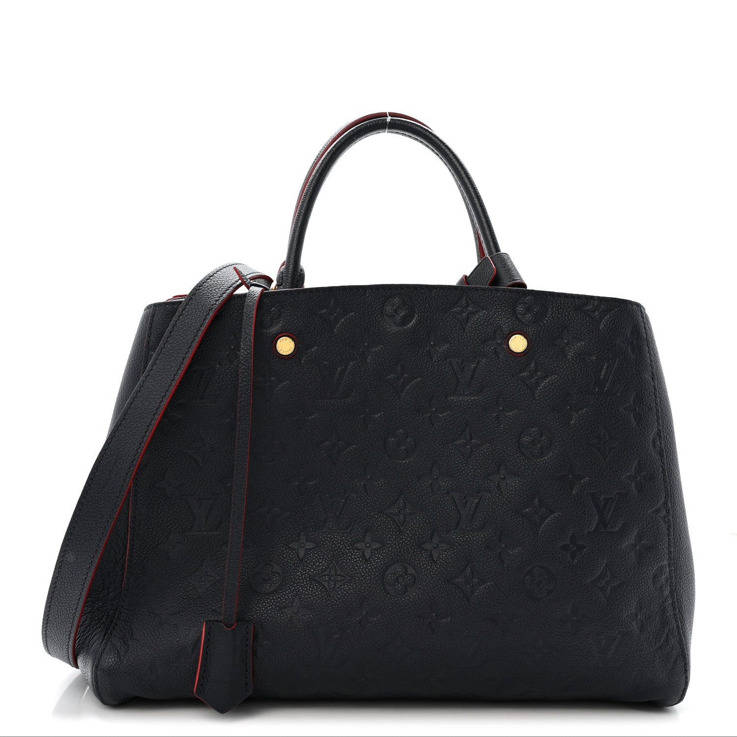 Louis Vuitton Empreinte Montaigne MM Marine Rouge 1 of 15
