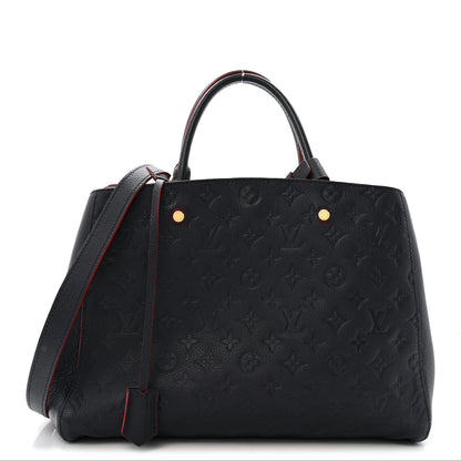 Louis Vuitton Empreinte Montaigne MM Marine Rouge 1 of 15