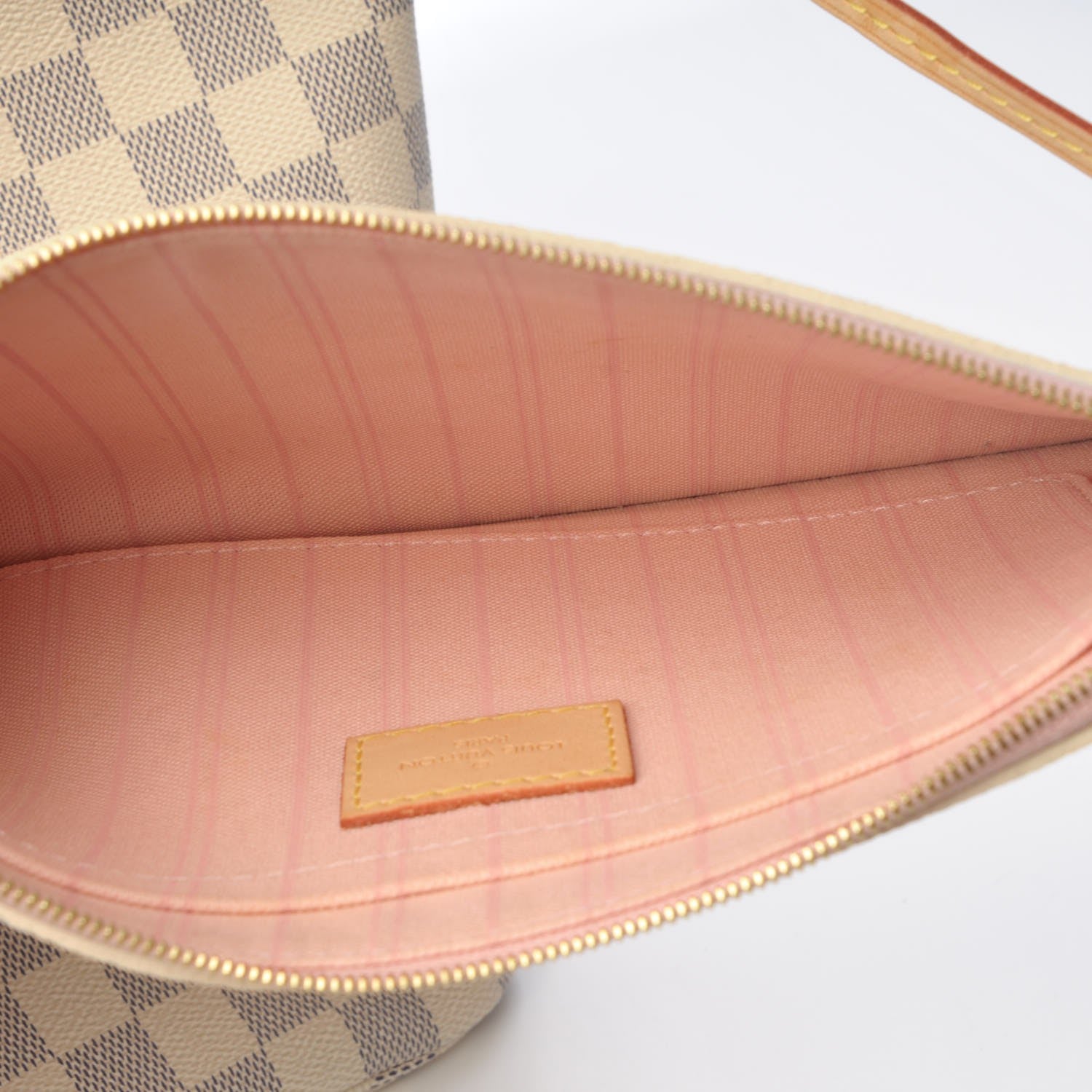 Louis Vuitton Damier Azur Neo Neverfull MM Rose Ballerine 20 of 24