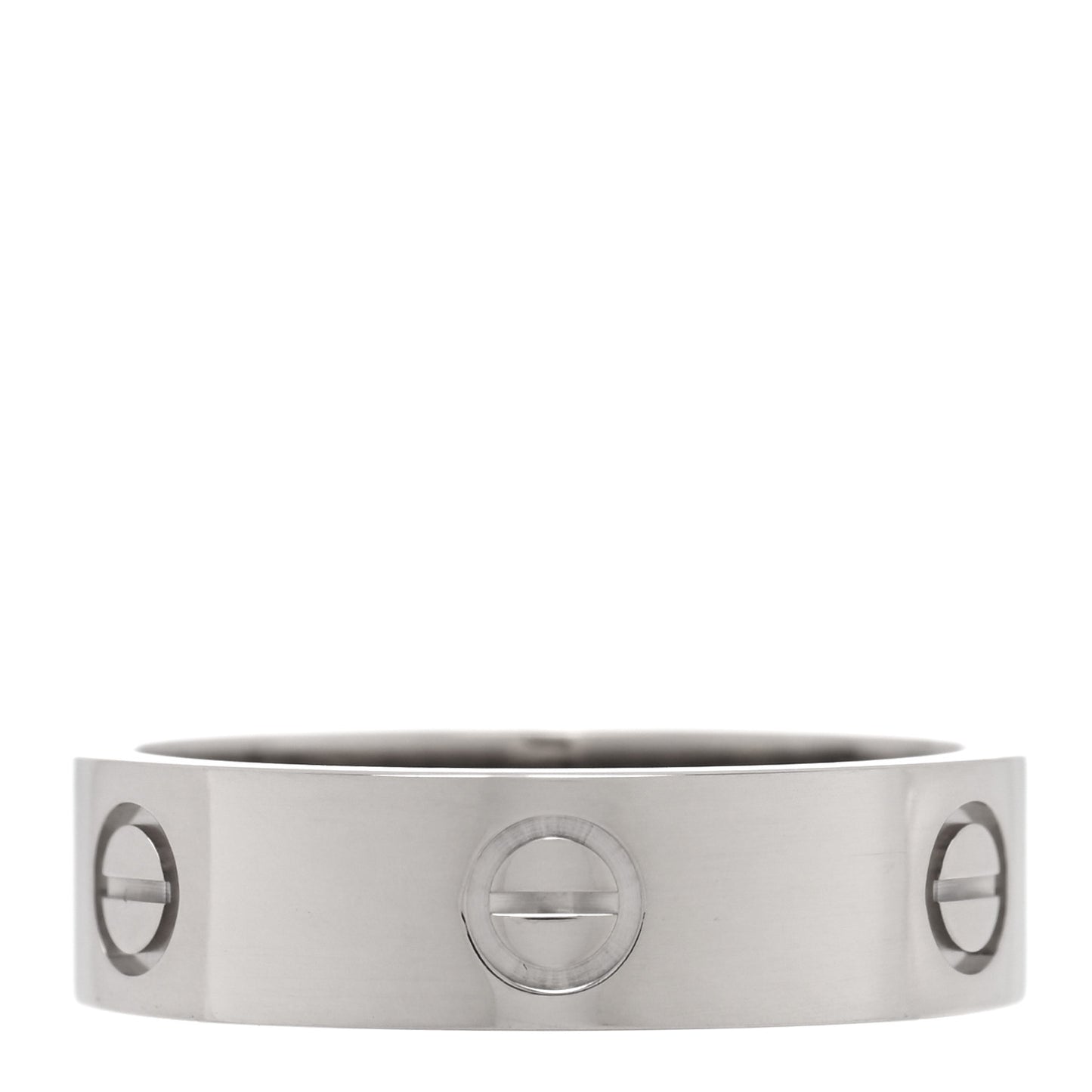 18K White Gold 5.5mm LOVE Ring 61 9.5