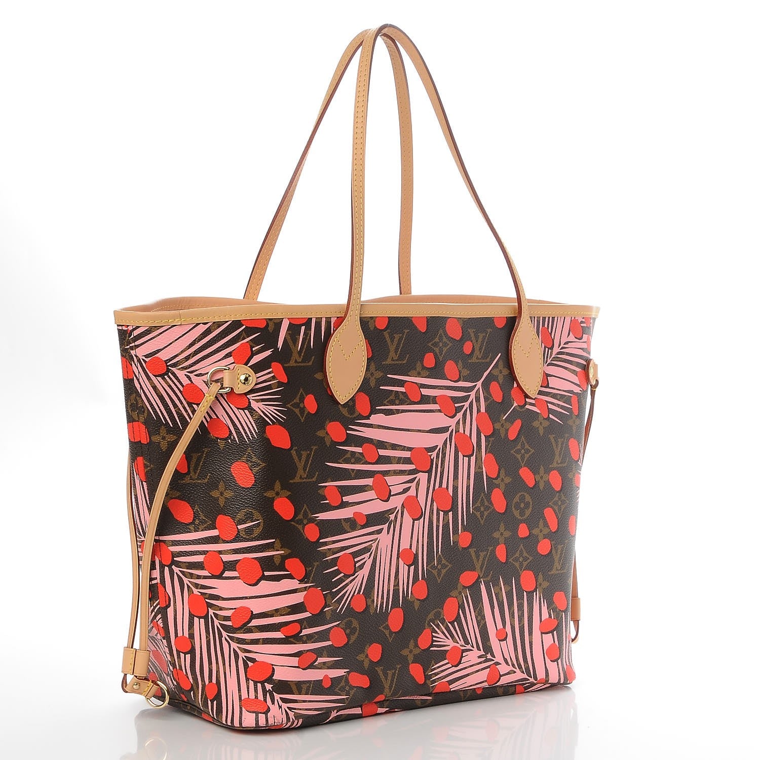Louis Vuitton Monogram Jungle Dots Neo Neverfull MM Sugar Pink Poppy 3 of 6