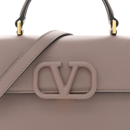 Valentino Garavani Grainy Calfskin Small VSling Top Handle Bag Clay 7 of 9