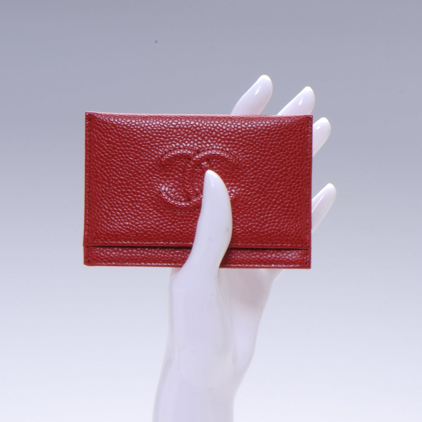 Caviar Card Holder Red
