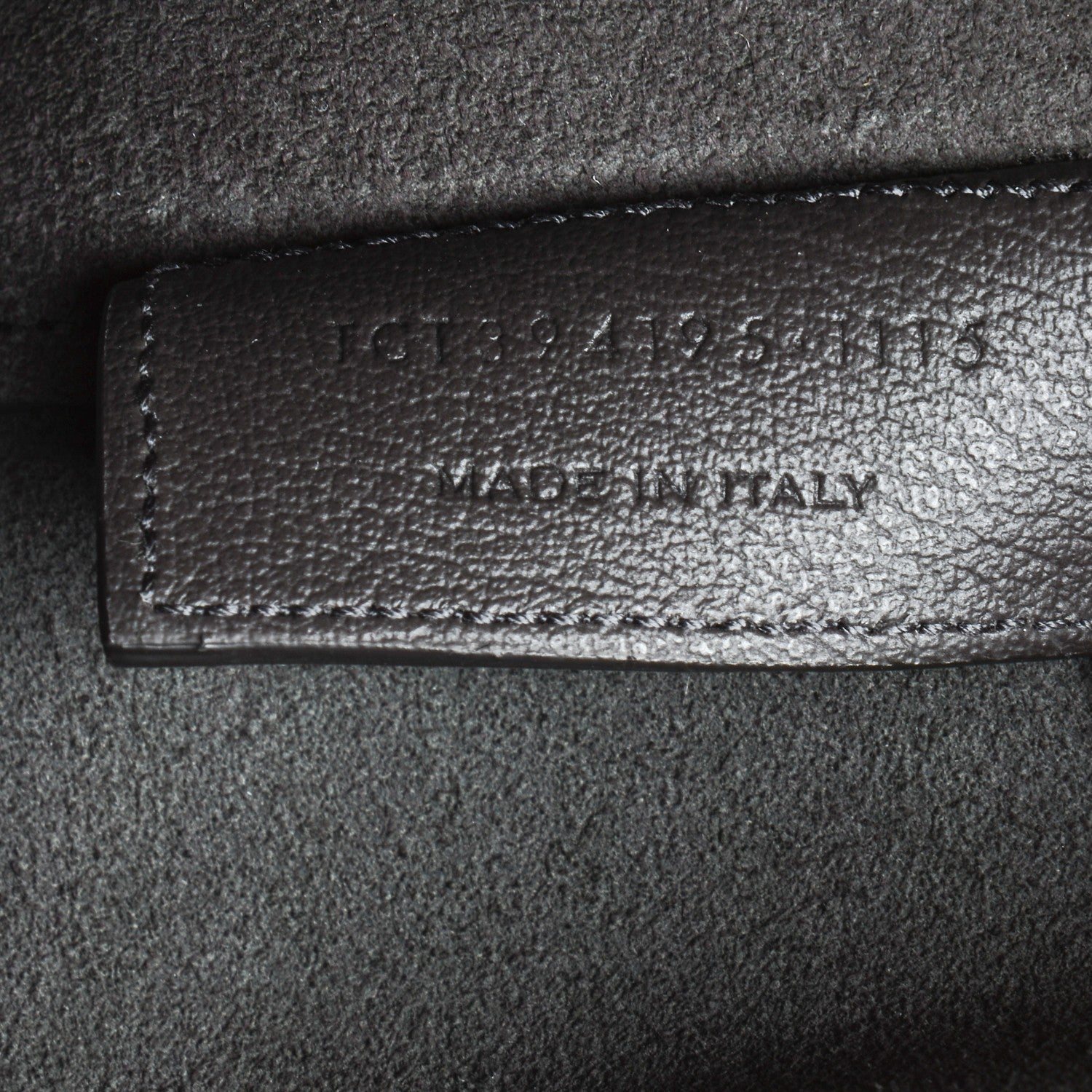 Saint Laurent Calfskin Large Shopping Tote Dark Grey 9 of 9